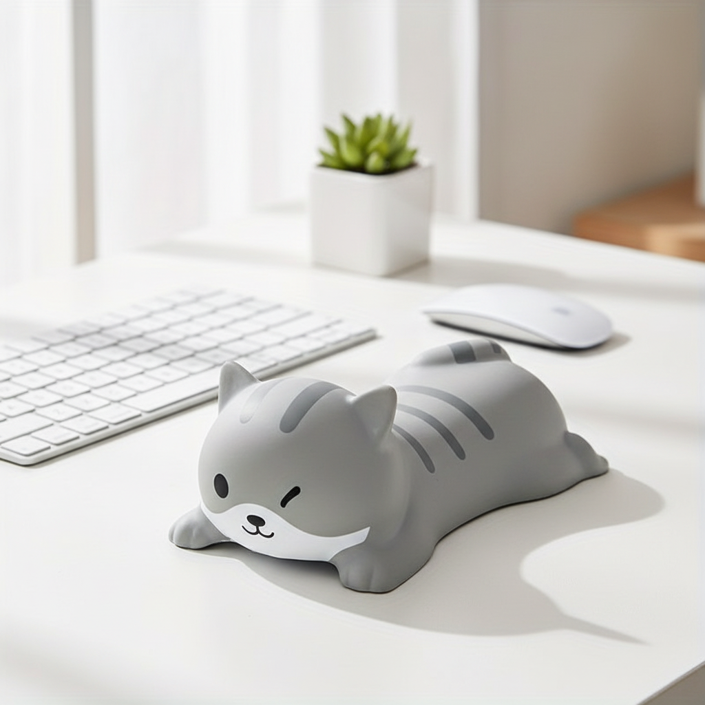 Cat wrist rest product photography