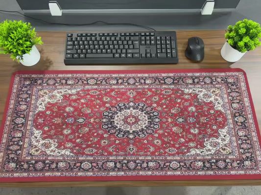 The Setup Lab™ Artisan Desk Mat (Persian Red)